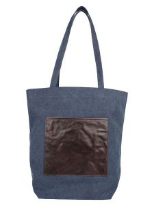 SPARWELL Shopper bag w kolorze granatowym rozmiar: onesize. Niebieskie shopper bag SPARWELL, bez wzorów, z materiału, na ramię, bez dodatków. Za 86,99 zł.