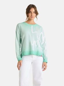 LIEBLINGSSTÜCK Bluza "Skip" w kolorze zielonym rozmiar: S. Zielone bluzy LIEBLINGSSTÜCK, s, bez wzorów, bez kaptura. Za 219,60 zł.