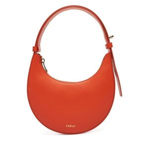 Torebka Furla. Brązowe torebki klasyczne Furla, bez wzorów, bez dodatków. Za 519,99 zł.