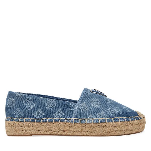 Espadryle Guess. Niebieskie espadryle Guess, z aplikacjami, bez obcasa. Za 259,99 zł.