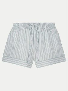 Hunkemöller Szorty piżamowe Cotton 205014 Zielony Regular Fit. Zielone piżamy Hunkemöller, bez wzorów, z bawełny, bez ramiączek. Za 79,99 zł.
