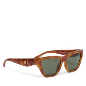 Okulary przeciwsłoneczne Coach. Brązowe okulary przeciwsłoneczne Coach. Za 569,99 zł.