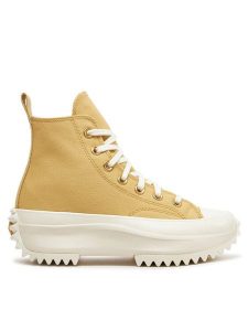 Converse Trampki Run Star Hike A09912C Żółty. Żółte trampki Converse, bez wzorów, z materiału, bez zapięcia. Za 379,99 zł.