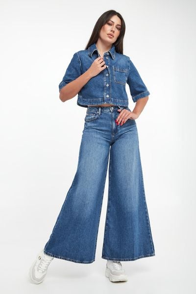 Jeansy damskie z wysokim stanem LIU JO. Jeansy Liu Jo, bez wzorów, z jeansu, z podwyższonym stanem. Za 689,00 zł.