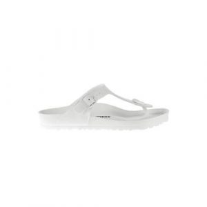 Japonki damskie Birkenstock Gizeh Eva. Białe klapki Birkenstock, bez wzorów, z materiału, bez obcasa. Za 286,00 zł.