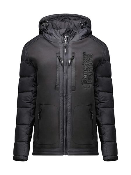Canadian Peak Kurtka zimowa "Beachweak" w kolorze czarnym rozmiar: M. Czarne kurtki Canadian Peak, na zimę, m, bez wzorów, z puchu, bez kaptura. Za 318,37 zł.