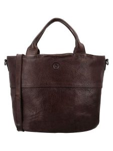 HIDE & STITCHES Skórzana torebka w kolorze brązowym - 37 x 29 x 12 cm rozmiar: onesize. Brązowe torebki klasyczne HIDE & STITCHES, bez wzorów, z materiału, przez ramię, bez dodatków. Za 217,99 zł.