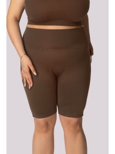 Spaio Szorty sportowe "Base" w kolorze brązowym rozmiar: XXL. Brązowe spodenki sportowe Spaio, xxl, bez wzorów, z materiału, z podwyższonym stanem, outdoorowe. Za 126,99 zł.