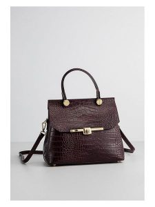 Christian Laurier Skórzana torebka "Emy" w kolorze bordowym - 27 x 19 x 12 cm rozmiar: onesize. Czerwone torebki klasyczne Christian Laurier, bez wzorów, z materiału, przez ramię, bez dodatków. Za 318,45 zł.