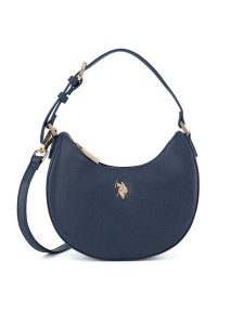U.S. Polo Assn. Torebka BIUXT8388WVP Granatowy. Niebieskie torebki klasyczne U.S. Polo Assn., bez wzorów, z tworzywa sztucznego, bez dodatków. Za 269,99 zł.