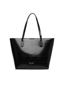 Nine West Torebka CEO-GENTLE GLAM-LDA9920 Czarny. Czarne shopper bag Nine West, bez wzorów, ze skóry, bez dodatków. Za 279,99 zł.