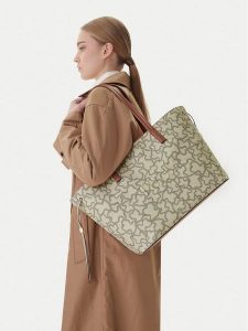 TOUS Torebka Kaos Icon 2002022001 Kolorowy. Shopper bag Tous, bez wzorów, ze skóry, bez dodatków. Za 799,99 zł.