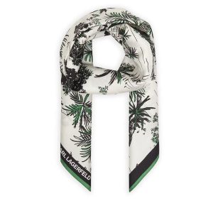 Chusta KARL LAGERFELD. Apaszki i chusty KARL LAGERFELD, bez wzorów. Za 649,99 zł.