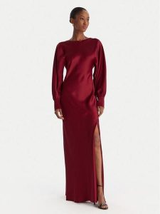 ACCESS FASHION Sukienka wieczorowa 54-3349-237 Czerwony Regular Fit. Czerwone sukienki ACCESS FASHION, bez wzorów, z syntetyku, wizytowe, bez kołnierzyka, bez ramiączek. Za 639,99 zł.