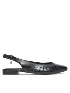 Lasocki Baleriny RST-KOLETTA-15 Czarny. Czarne balerinki Lasocki, bez wzorów, ze skóry, bez obcasa, bez zapięcia. Za 149,99 zł.