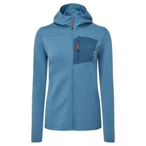 Bluza wspinaczkowa damska Mountain Equipment Lumiko Hooded Jacket. Niebieskie bluzy MOUNTAIN EQUIPMENT, l, bez wzorów, bez kaptura. Za 373,99 zł.