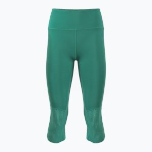 Legginsy treningowe damskie Gymshark Pulse Cropped. Zielone legginsy Gymshark, bez wzorów. Za 94,99 zł.