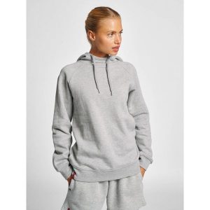 Bluza fitness damska Hummel red Heavy z kapturem. Niebieskie bluzy Hummel, s, bez wzorów, z kapturem. Za 201,00 zł.