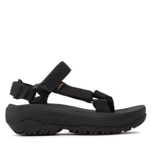 Sandały Teva. Czarne buty trekkingowe Teva, bez wzorów, bez obcasa, bez zapięcia. Za 269,99 zł.