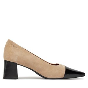 Czółenka Vagabond Shoemakers. Czarne czółenka Vagabond Shoemakers, bez wzorów, bez obcasa, bez zapięcia. Za 459,99 zł.