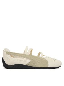 Puma Baleriny Speedcat Ballet Shoes 401287 08 Beżowy. Brązowe balerinki Puma, bez wzorów, ze skóry, bez obcasa, bez zapięcia. Za 399,99 zł.