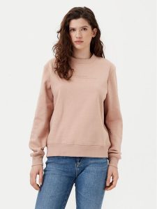 Calvin Klein Jeans Bluza Institutional Graphic J20J224731 Pomarańczowy Regular Fit. Brązowe bluzy Calvin Klein Jeans, xl, bez wzorów, z bawełny, bez kaptura. Za 219,99 zł.