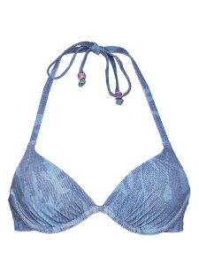 Chantelle Góra od bikini Easy Pop C22JMA Niebieski. Niebieskie bikini Chantelle, bez wzorów, z syntetyku. Za 179,99 zł.