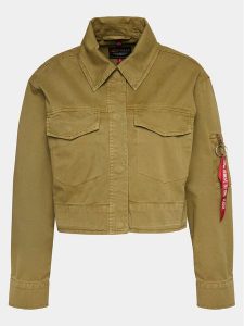 Alpha Industries Kurtka przejściowa Deck 136017 Zielony Oversize. Zielone kurtki Alpha Industries, l, bez wzorów, z bawełny, bez kaptura. Za 499,99 zł.