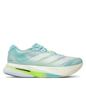 Buty do biegania adidas. Niebieskie buty sportowe ADIDAS, bez wzorów, bez zapięcia, do biegania. Za 479,99 zł.