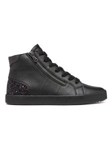 Geox Sneakersy "Blomiee" w kolorze czarnym rozmiar: 37. Czarne trampki Geox, bez wzorów, za kostkę, bez zapięcia. Za 272,31 zł.