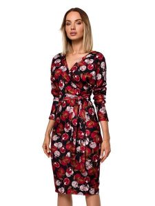 Made of emotion Sukienka w kolorze czarnym ze wzorem rozmiar: L. Czarne sukienki Made Of Emotion, l, bez wzorów, bez kołnierzyka, bez ramiączek, midi. Za 118,84 zł.