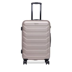 Walizka średnia GINO ROSSI. Żółte walizki Gino Rossi, bez wzorów, średnie. Za 279,99 zł.