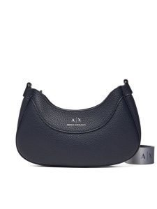 Armani Exchange Torebka 942883 CC783 UB102 Granatowy. Niebieskie listonoszki Armani Exchange, bez wzorów, ze skóry, bez dodatków. Za 459,99 zł.