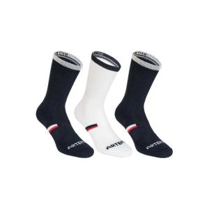 Skarpety sportowe RS500 3 pary. Skarpetki marki ARTENGO. Za 24,99 zł.