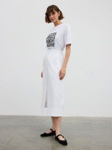 BGN Spódnica w kolorze białym rozmiar: 36. Białe spódnice BGN, na co dzień, bez wzorów, maxi. Za 56,99 zł.