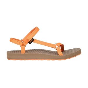 Sandały damskie Teva Original Universal Slim. Brązowe buty trekkingowe Teva, bez wzorów, bez obcasa, bez zapięcia. Za 352,00 zł.