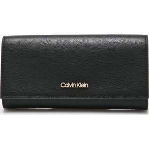 Calvin Klein - Portfel. Czarne portfele marki Calvin Klein, z materiału. W wyprzedaży za 259,90 zł.