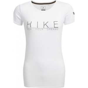 T-shirt damski TSD615 - biały - Outhorn. T-shirty marki Outhorn. W wyprzedaży za 29,99 zł.