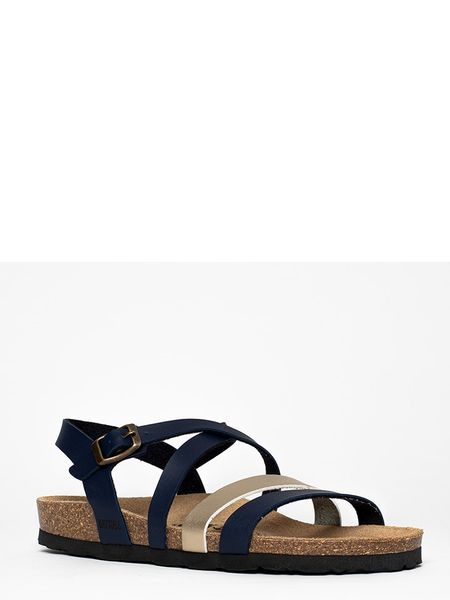 BAYTON Sandały "Gerone" w kolorze granatowym rozmiar: 36. Niebieskie sandały Bayton, bez wzorów, z otwartym noskiem, bez obcasa, bez zapięcia. Za 110,29 zł.