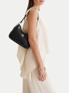 Nine West Torebka CEO-Valencia-LDA5356A Czarny. Czarne torebki klasyczne Nine West, bez wzorów, bez dodatków. Za 159,99 zł.