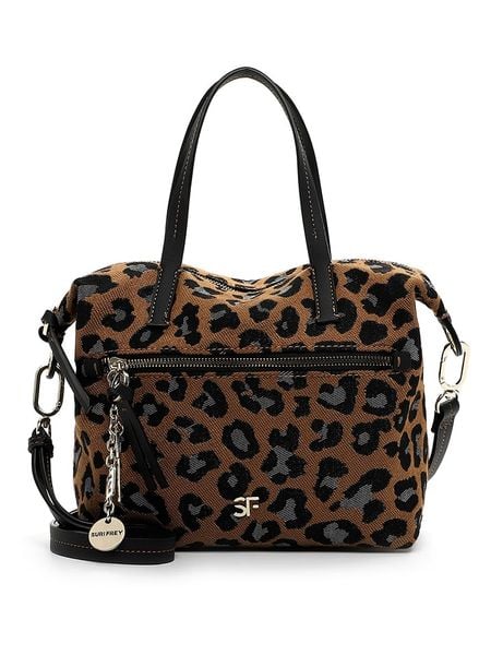 SURI FREY Torebka "Tammy" w kolorze jasnobrązowo-czarnym - 33 x 23 x 13 cm rozmiar: onesize. Brązowe torebki klasyczne SURI FREY, bez wzorów, z materiału, przez ramię, bez dodatków. Za 143,90 zł.