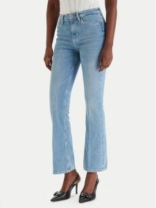 Guess Jeansy W6RA0L D6882 Niebieski. Niebieskie jeansy Guess, z aplikacjami, z bawełny. Za 435,00 zł.