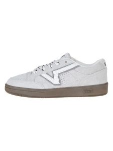 Vans Skórzane sneakersy w kolorze szarym rozmiar: 38. Szare trampki Vans, bez wzorów, bez zapięcia. Za 197,63 zł.