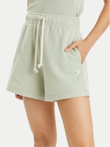 Champion Szorty sportowe E10009 Zielony Relaxed Fit. Zielone spodenki sportowe Champion, l, bez wzorów, z bawełny. Za 149,99 zł.