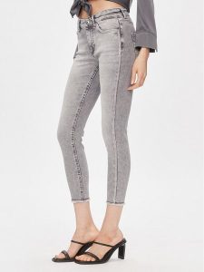 ONLY Jeansy 15279874 Szary Skinny Fit. Szare jeansy ONLY, bez wzorów, z bawełny. Za 249,99 zł.