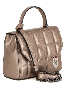 Anna Morellini Skórzana torebka "Sienna" w kolorze brązowym - 23 x 19 x 12 cm rozmiar: onesize. Brązowe torebki klasyczne Anna Morellini, bez wzorów, z materiału, przez ramię, pikowane, bez dodatków. Za 339,99 zł.