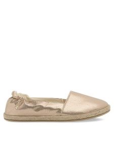 Jenny Fairy Espadryle KAYLA WSK1609-05 Złoty. Żółte espadryle Jenny Fairy, bez wzorów, z materiału, bez obcasa. Za 59,99 zł.