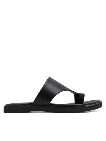 Lasocki Klapki LALITA WI23-LALITA-10 Czarny. Czarne klapki Lasocki, bez wzorów, ze skóry, bez obcasa. Za 169,99 zł.