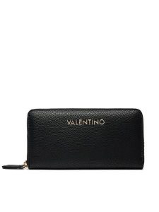 Valentino Portfel Brixton VPS7LX155 Czarny. Czarne portfele Valentino, bez wzorów, ze skóry. Za 199,99 zł.