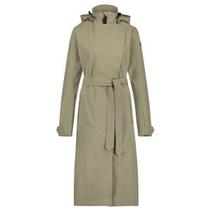 Długa wodoodporna kurtka damska Agu Trench Coat. Zielone kurtki AGU, bez wzorów, bez kaptura. Za 596,00 zł.